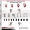 Service Caster 3 Inch 316SS Red Polyurethane Swivel 1 Inch Expanding Stem Caster Brake SCC-SS316EX20S314-PPUB-RED-TLB-1 - alternate 4